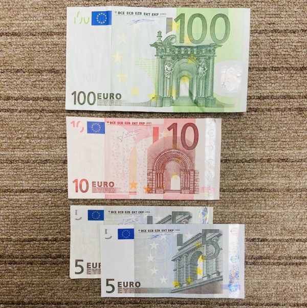 外国紙幣 ユーロ紙幣 計1ユーロ 100 1 10 1 5 2 おまとめセット お金 外国紙幣 ヨーロッパ Hks Hks 世界 売買されたオークション情報 Yahooの商品情報をアーカイブ公開 オークファン Aucfan Com