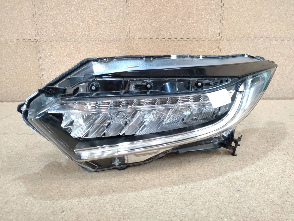 レンズ美品】ホンダ ヴェゼル RU1 RU2 RU3 RU4 左ヘッドライト LED 