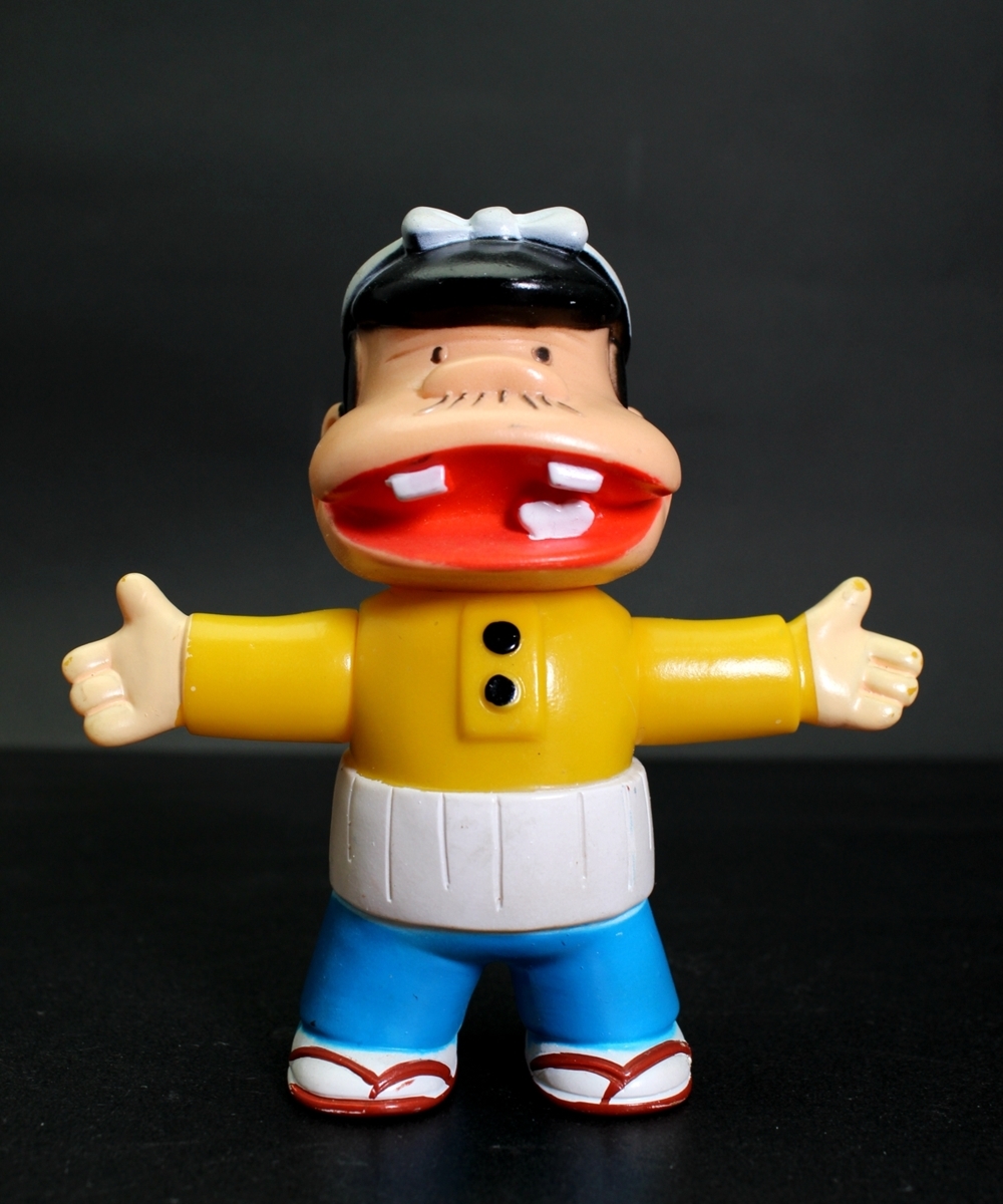 当時物 天才バカボン はじめちゃん アニメ キャラクターグッズ パパ マスコット ミニソフビ人形 丸越 検 最大 オフ はじめちゃん