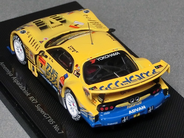 エブロ 1/43 雨宮 アスパラドリンクRX7 SUPER GT2005 #7 エブロ 1/43 雨宮 アスパラドリンクRX-7 SuperGT 2005 #7 - メルカリ