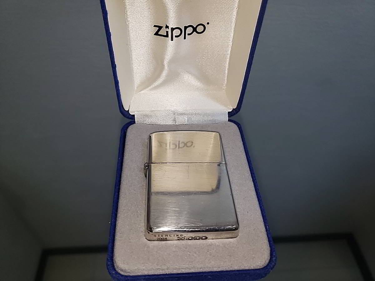 zippo スターリングシルバー プレーン 2004年製(Zippo)｜売買された 
