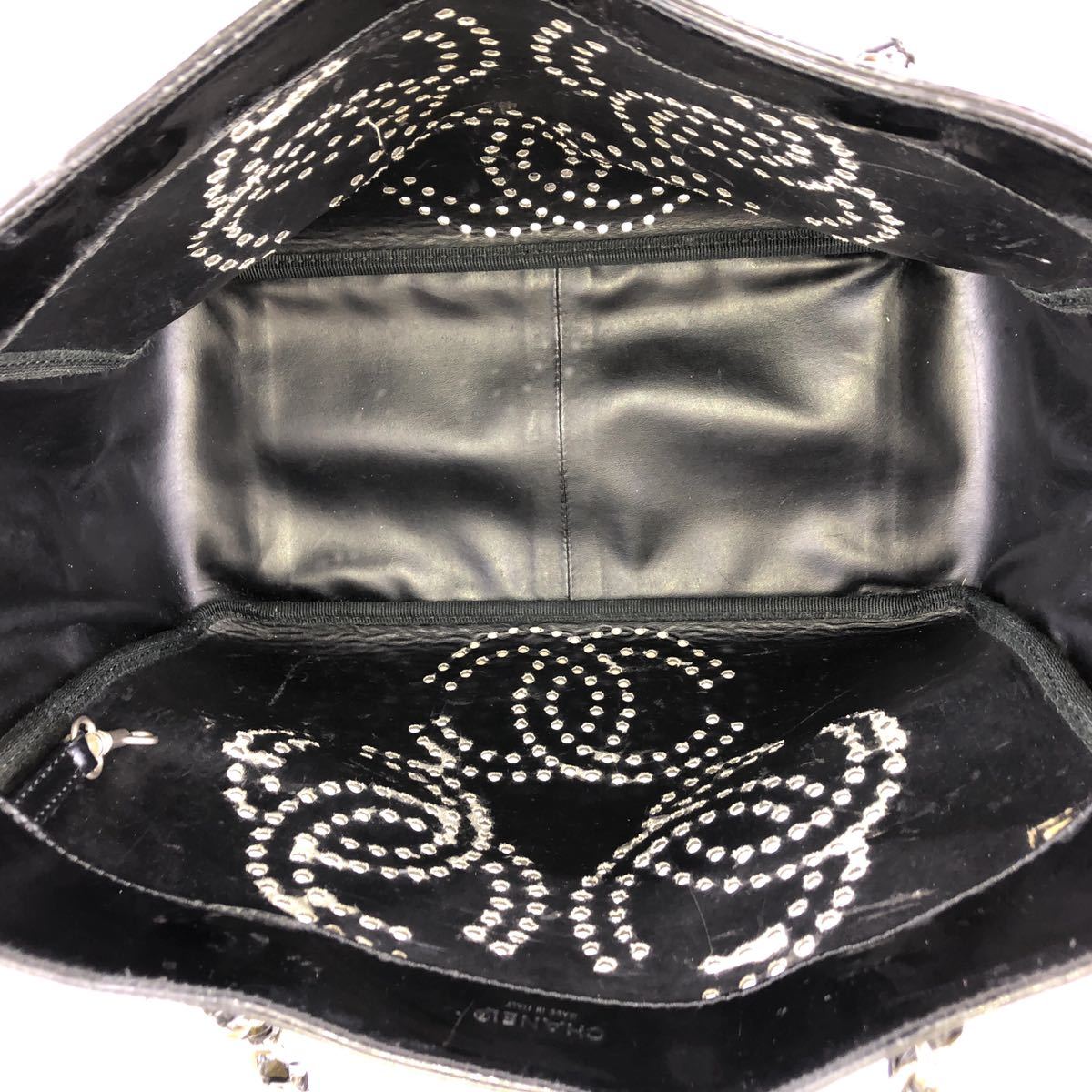 CHANEL シャネル トートバッグ エナメル チェーン ショルダー CHANEL シャネル トートバッグ エナメル チェーン ショルダー