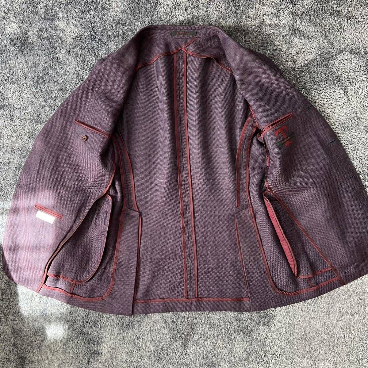 タリアトーレ【頂点の咆哮】TAGLIATORE テーラードジャケット リネン