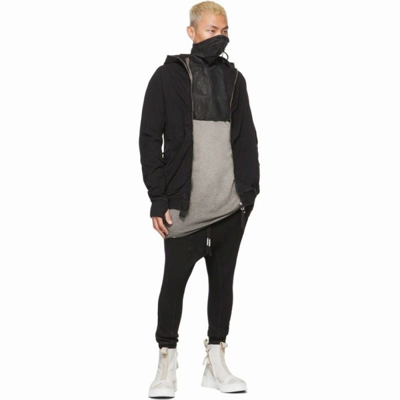 BORIS BIDJAN SABERI AW15-16 F0406C LONGJOHN2 サルエルパンツ 黒 XS BORIS BIDJAN SABERI AW15-16 F0406C LONGJOHN2 サルエルパンツ 黒 XS