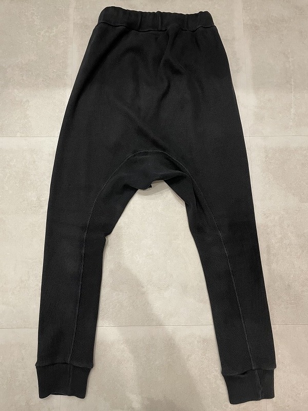 BORIS BIDJAN SABERI AW15-16 F0406C LONGJOHN2 サルエルパンツ 黒 XS