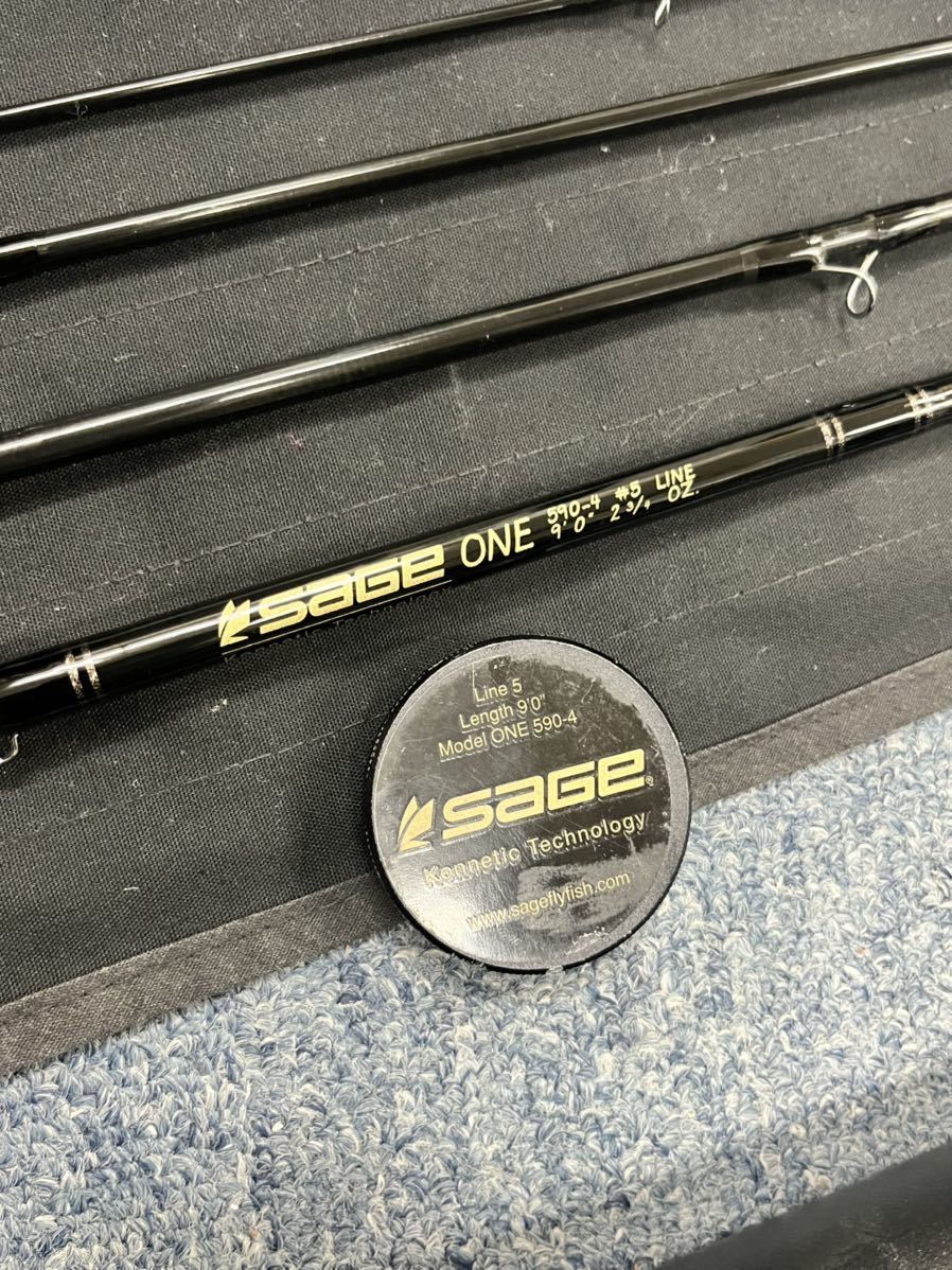 フライロッド 5番 Sage One 590 4 おまけultra4フライライン他 フライロッド 売買されたオークション情報 Yahooの商品情報をアーカイブ公開 オークファン Aucfan Com
