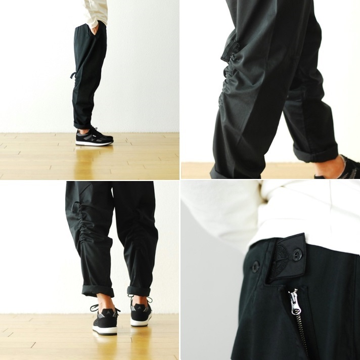 イタリア製 STONE ISLAND SHADOW PROJECT アジャスタブル ワイドパンツ