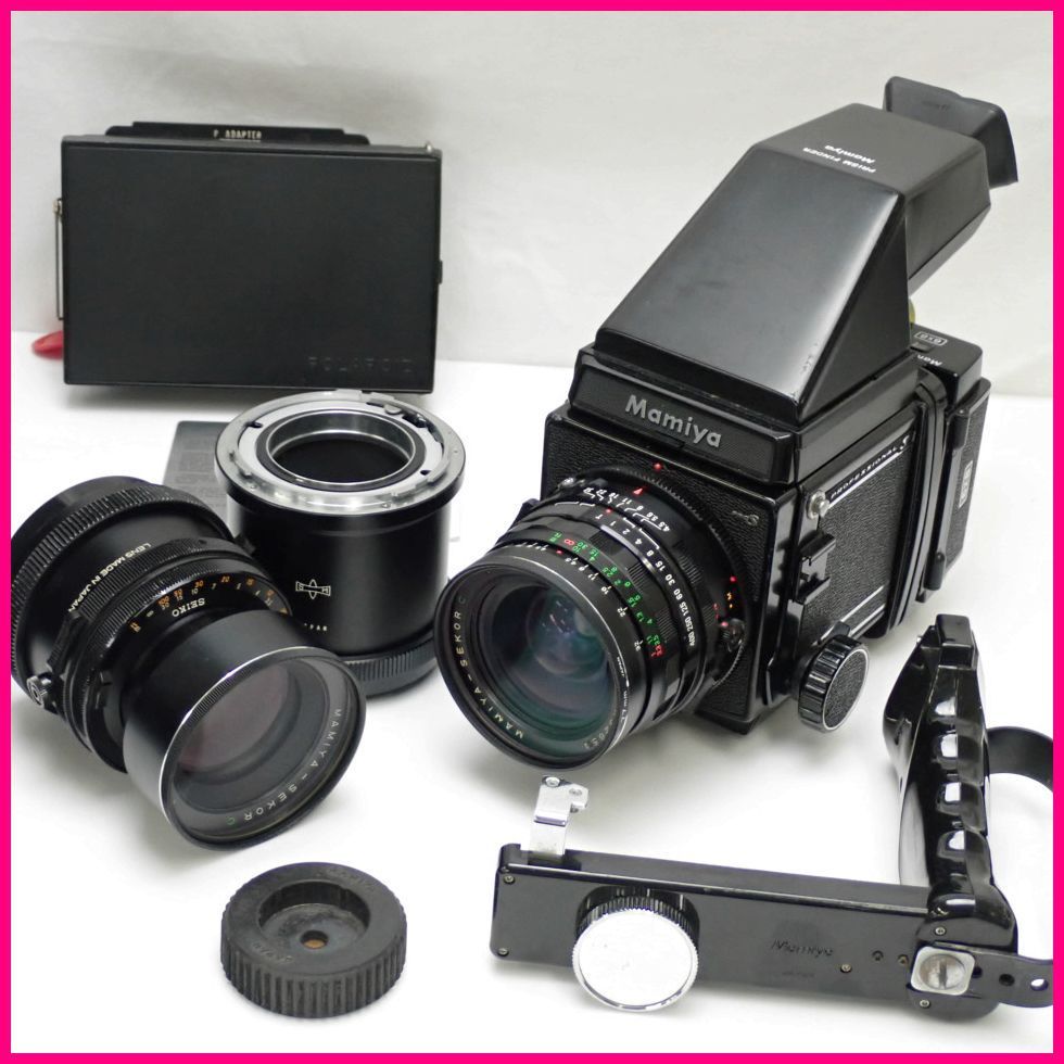 ☆マミヤ RB67 プロS セット/プリズムファインダー/電動ホルダー/50mm