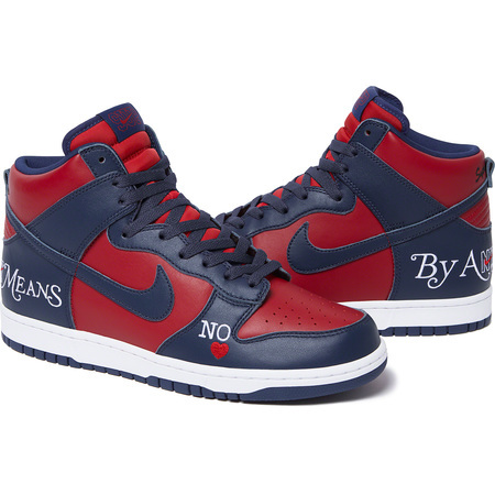 新品未使用未着用品 29.0センチ Supreme × Nike SB Dunk High Red/Navy  