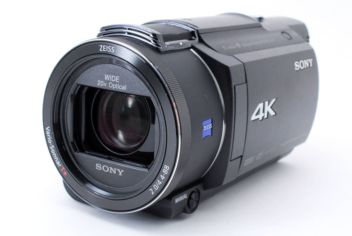 元箱 取扱説明書 ポーチ付！☆極上美品☆SONY FDR-AX60 4Kビデオカメラ