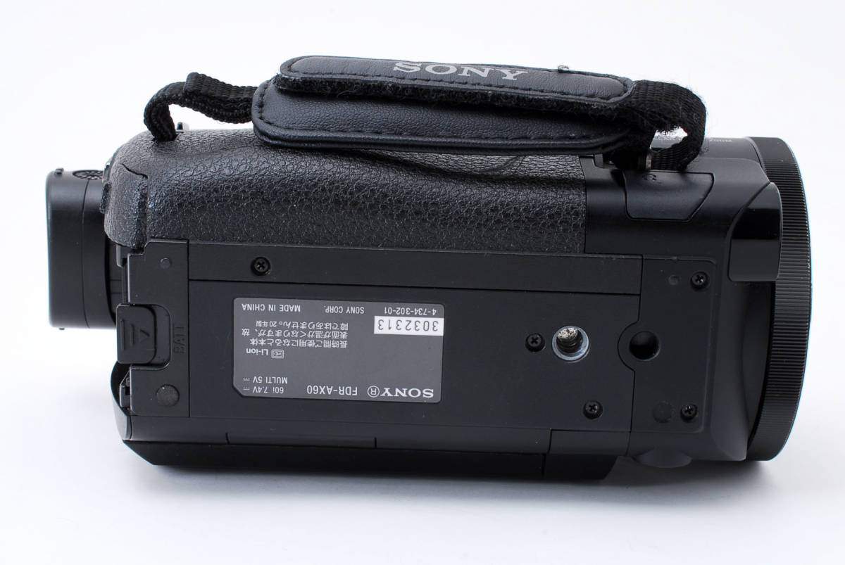 元箱 取扱説明書 ポーチ付！☆極上美品☆SONY FDR-AX60 4Kビデオカメラ