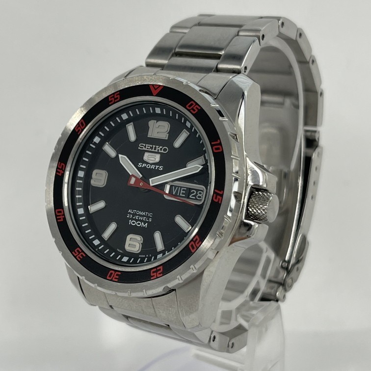1455066】SEIKO セイコー 腕時計 5 SPORTS 23JEWELS 23石 7S36-03V0 
