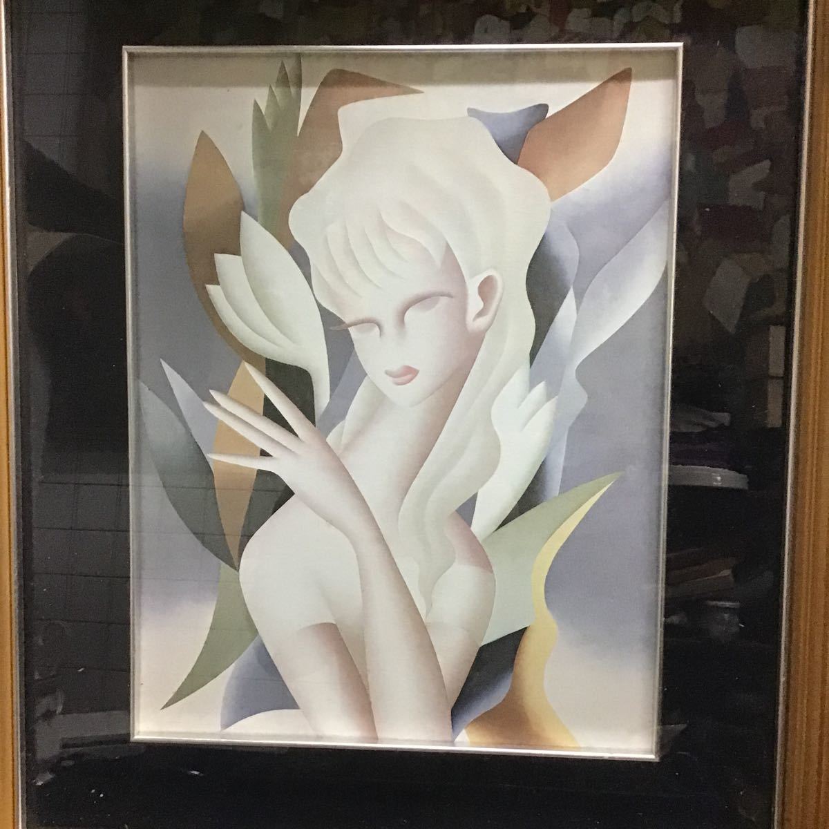 メルカリ - 美人画 2026年最新Yahoo!オークション 絵画 湯川輝義 東郷