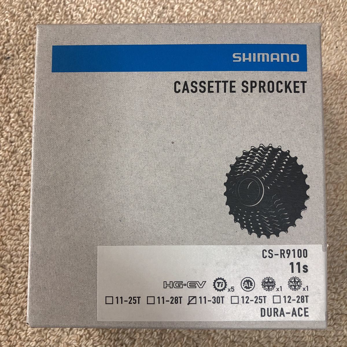 徳山)SHIMANO シマノ スプロケット CS-7700 DURA-ACE 12-27T 9S 0003