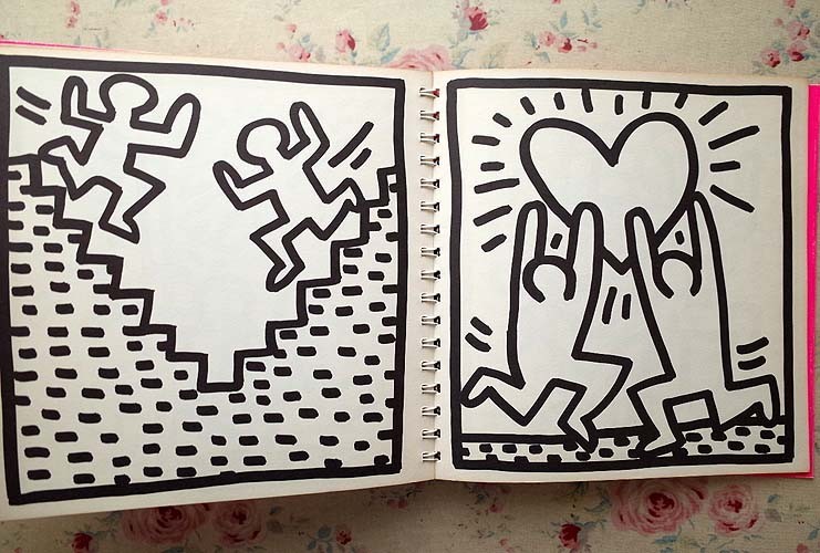 41842/洋書図録 キース・ヘリング展 Keith Haring 1982年 初版 限定