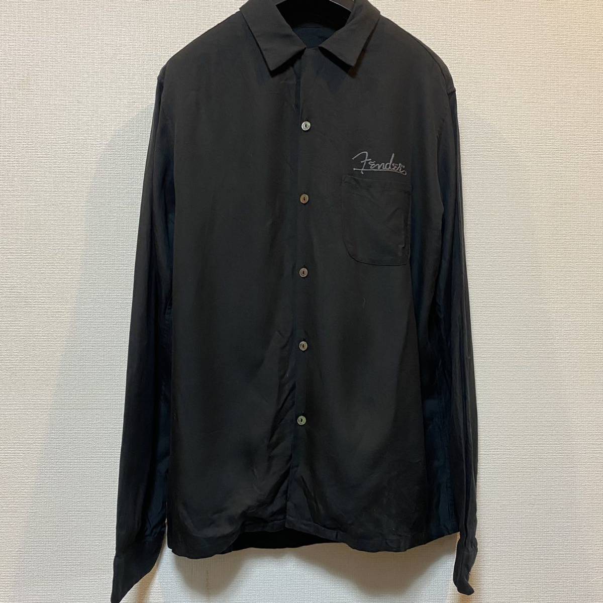 100) LAD MUSICIAN ラッドミュージシャン FENDER オープンカラー 開襟 