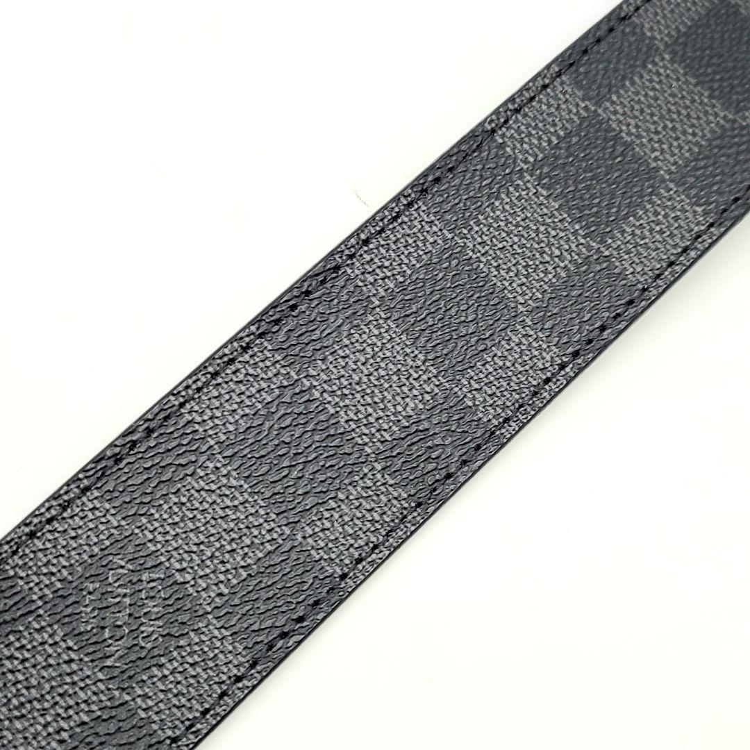 Louis Vuitton ルイヴィトン ダミエ ブラックベルト 正規品 LOUIS