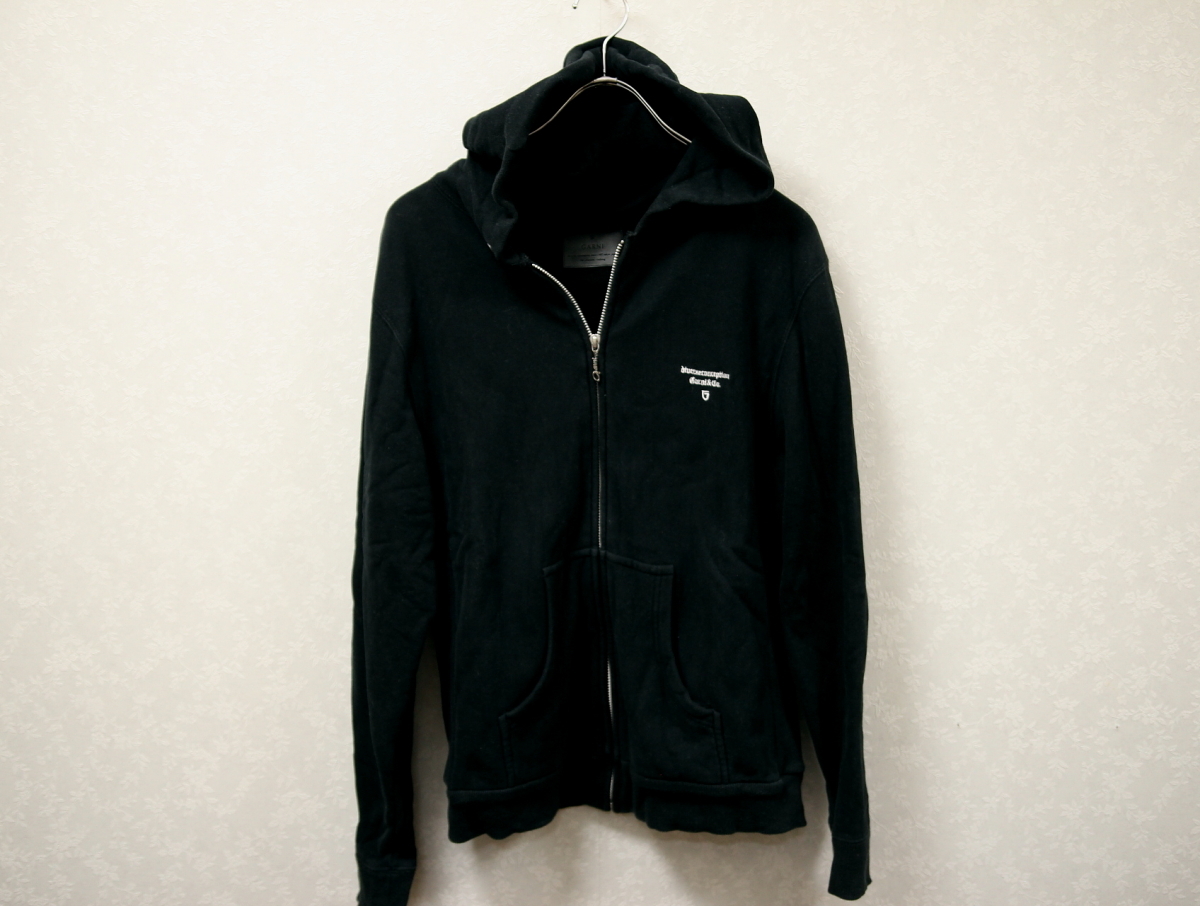 1円□美品□GARNI ガルニ□メンズ□スウェット ジップ パーカー□表裏 