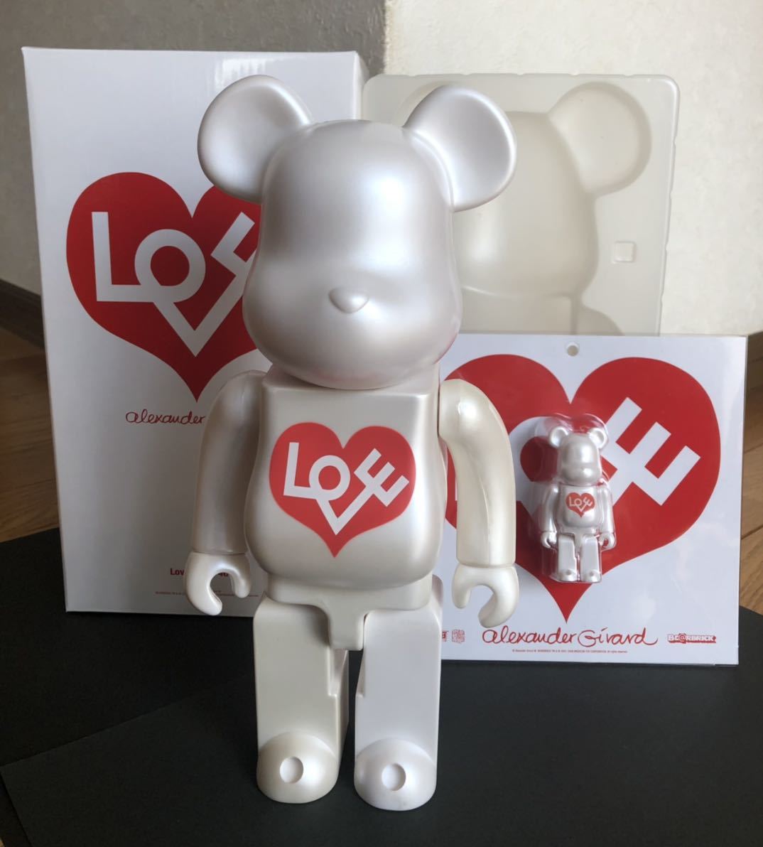 ベアブリックアレキサンダー・ジラルド400%＆100%セット