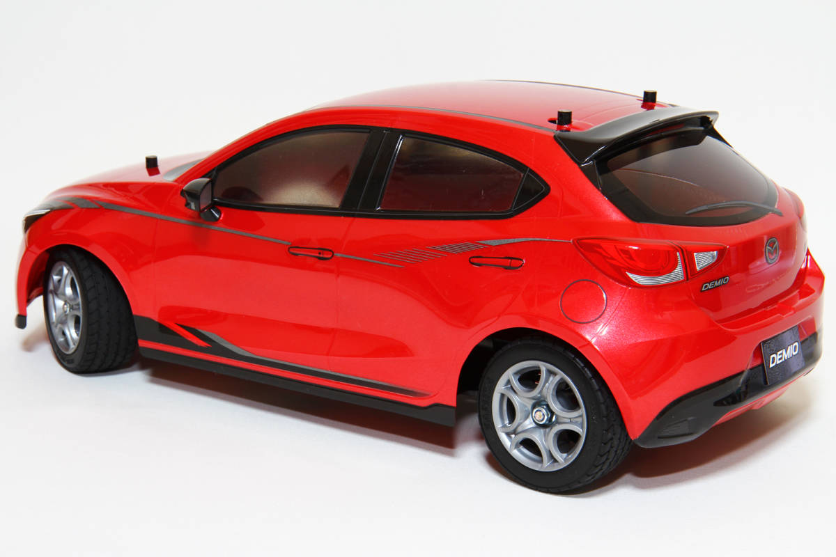 未走行 M-05 マツダ デミオ 540モーター＆HI-TECサーボ搭載済み。タミヤ TAMIYA MAZDA DEMIO_2