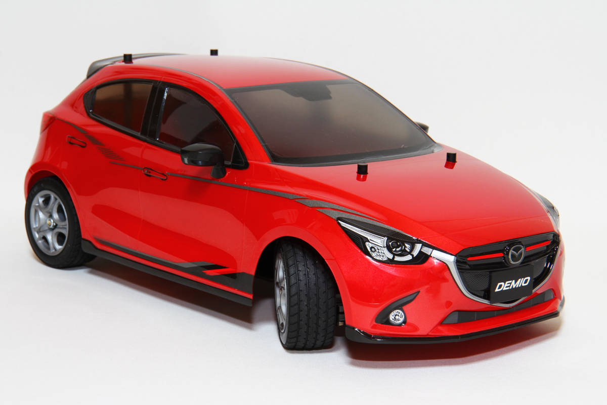 未走行 M-05 マツダ デミオ 540モーター＆HI-TECサーボ搭載済み。タミヤ TAMIYA MAZDA DEMIO_4