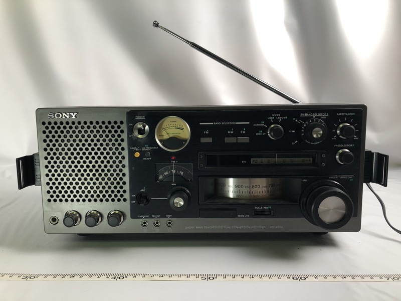 unun～ SONY ICF-6800 マルチバンドレシーバー FM/AM/SW 中波 短波 BCL