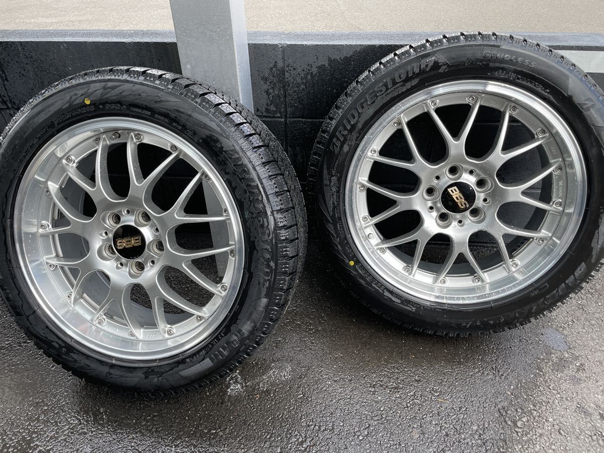 BBS RS-GT 18インチ 7.5J +45 5穴114.3 ブリヂストン VRX-2 225/50R18 