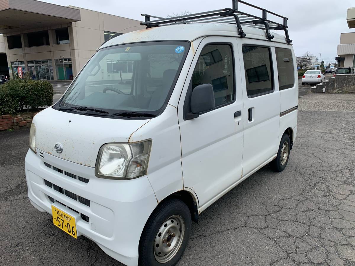1円 車検2年付 ハイゼットカーゴ 4WD AT 158,243キロ 職人・釣り人仕様 