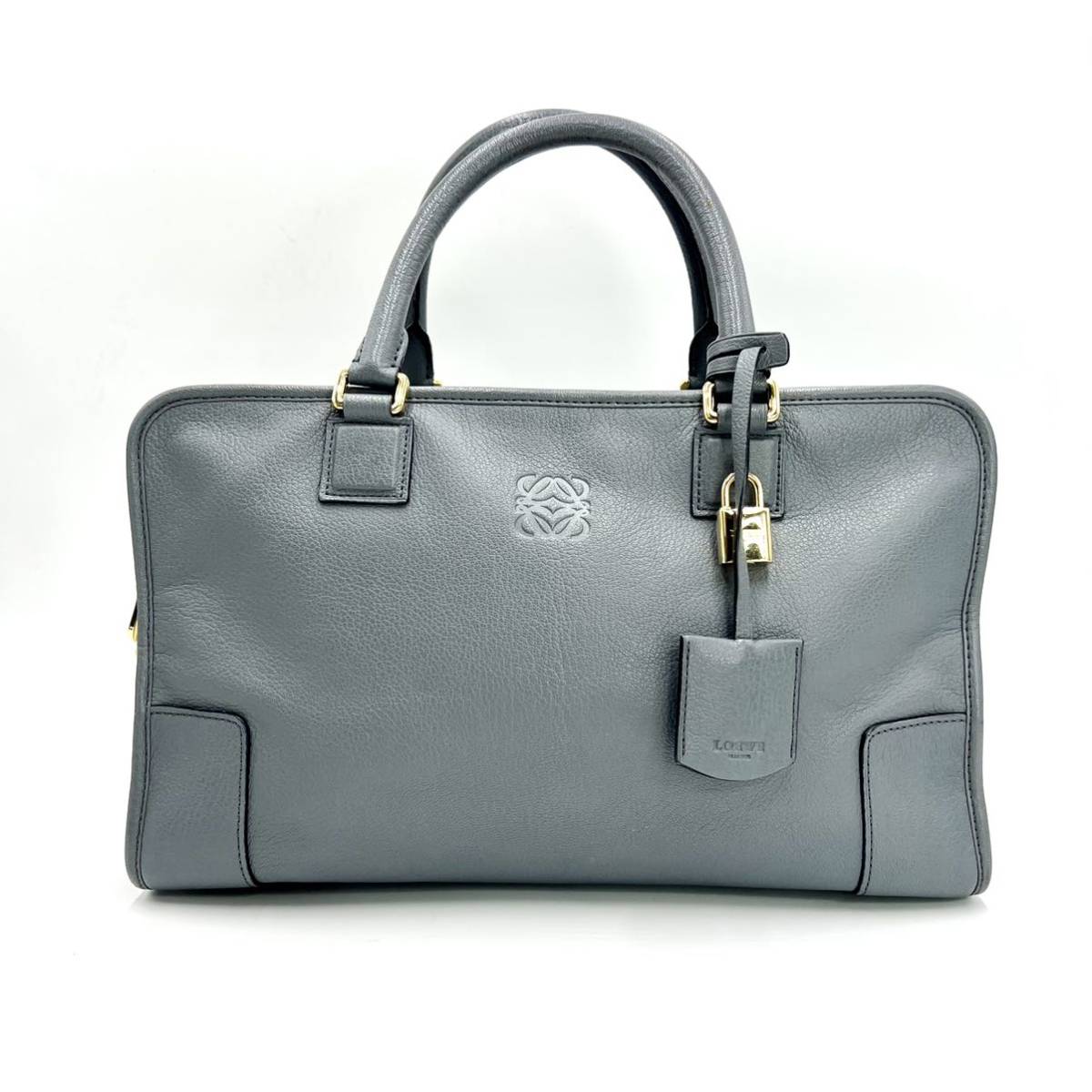 1円〜【溢れ出る品格】 LOEWE ロエベ アマソナ28 ハンドバッグ 