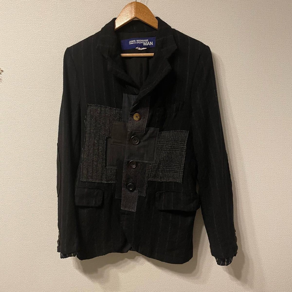 JUNYA WATANABE COMME des GARCONS 縮絨 セットアップ XS パッチ