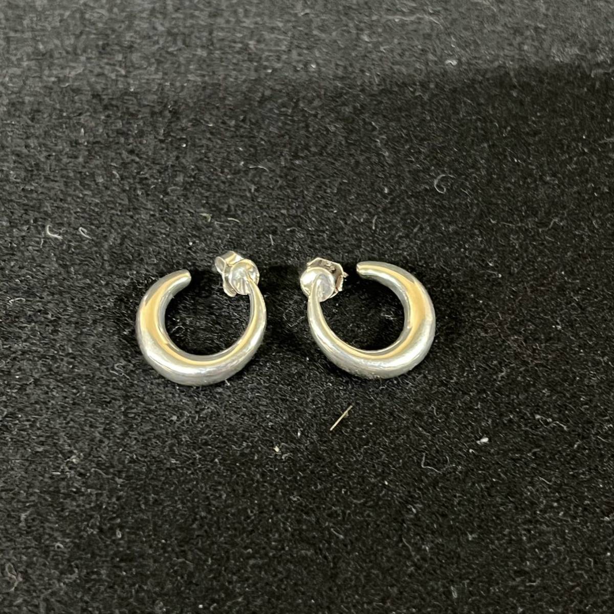 1円~【ファッション】GUCCI グッチ フープ ピアス Ag925 シルバー 
