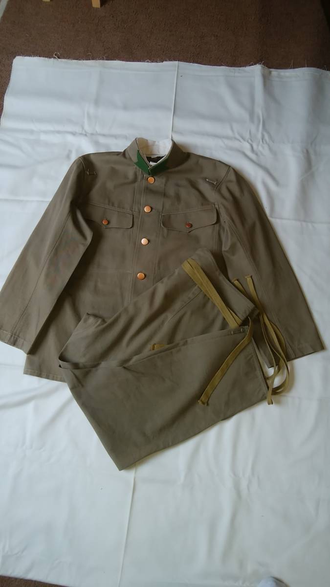 委託出品】複製 帝國陸軍 下士官兵用 昭五式夏衣袴 袴は乗馬本分兵科用