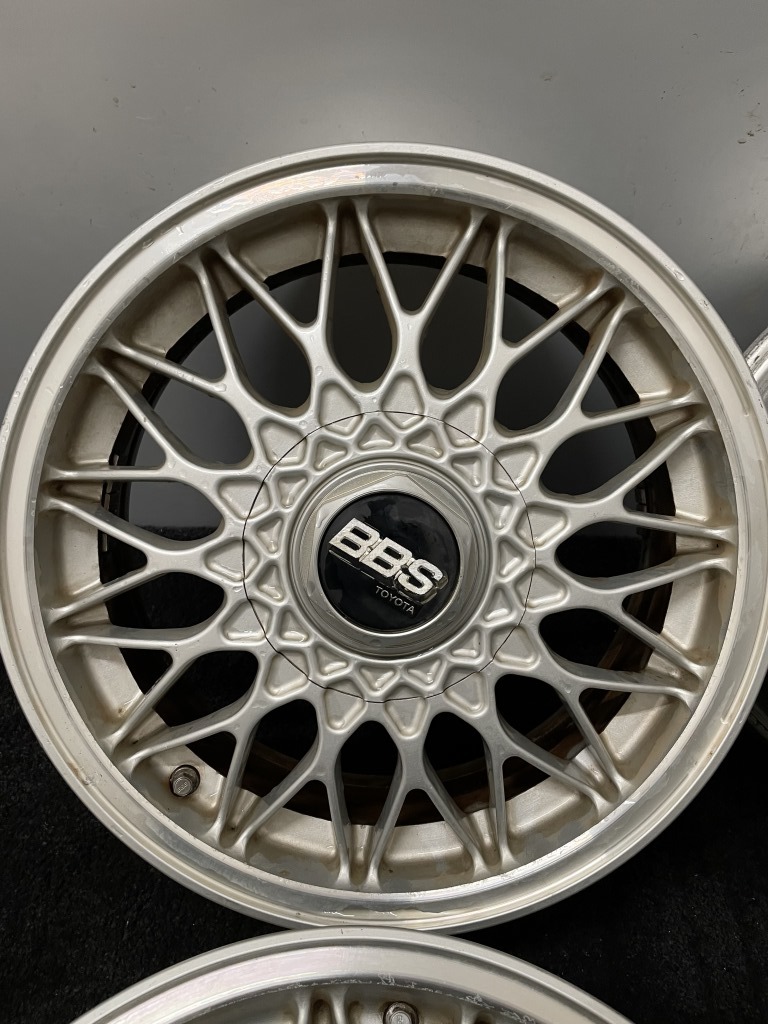 TOYOTA純正オプション BBS RG084 15インチ 6J 5H 114.3 +50 4本 