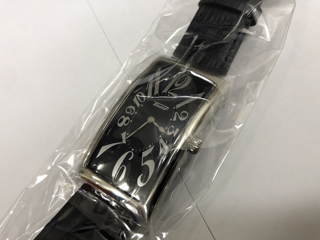 3183) 未使用 TISSOTティソ T117509A バナナウォッチ スクエア