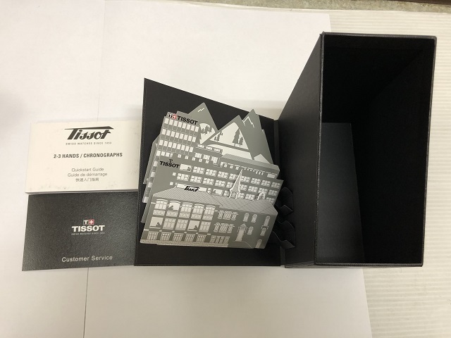 3183) 未使用 TISSOTティソ T117509A バナナウォッチ スクエア
