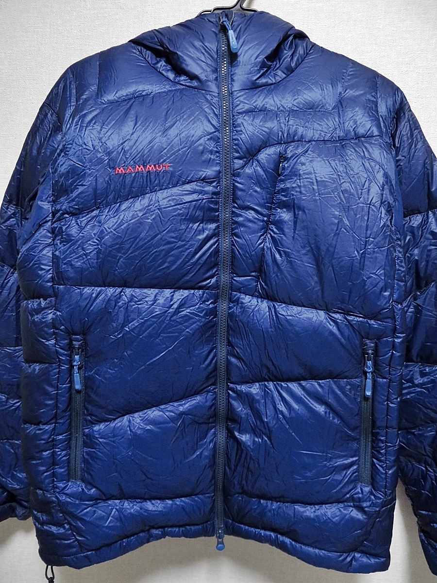 収納袋付き】MAMMUT 830+ マムート ダウンジャケット フード ナイロン  
