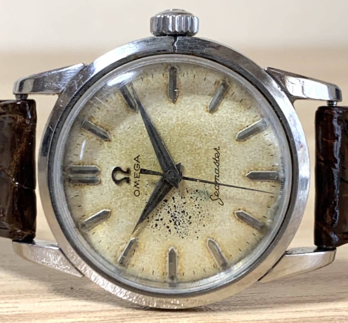 低価，セール 1円〜H OMEGA オメガ シーマスター Ref.2971-2-SC アイボリー文字盤手巻き アンティーク メンズ腕時計 797174(オメガ)｜売買されたオークション情報、yahooの商品情報をアーカイブ公開 - オークファ その他