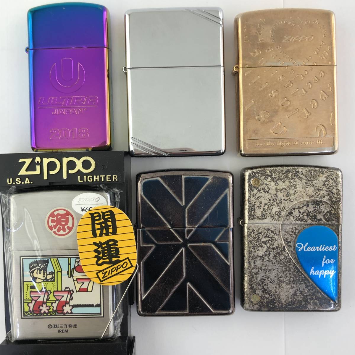 1円～【ZIPPO 6点セット】 ジッポー まとめ/zippo MEVIUS ULTRA JAPAN 