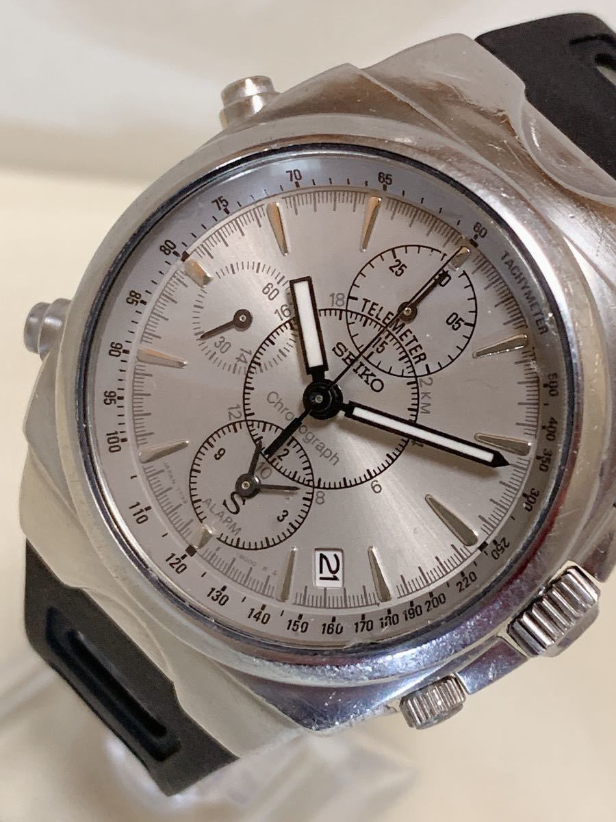 SEIKO SUS CHRONOGRAPH 7T32-9000 クロノグラフ セイコー(セイコー 