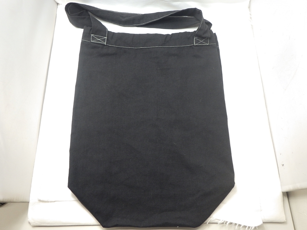 22-580 【中古】 KMRii ケムリ トートバッグ 布バッグ ブラック 黒 