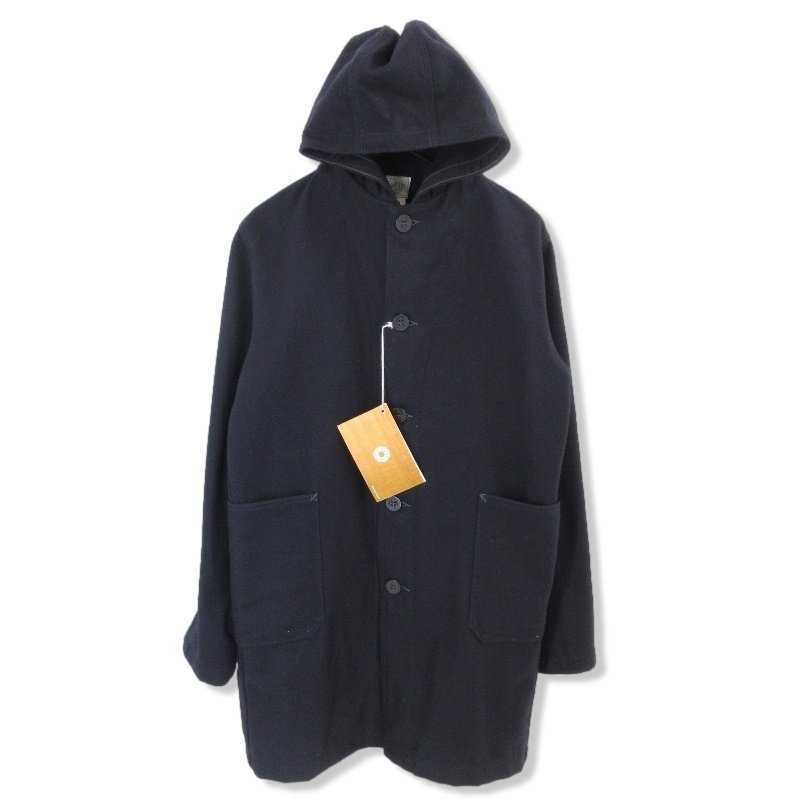 良品 POST O'ALLS ポストオーバーオールズ NAVY-BLU Coat 2114C-WM1 良品 POST O'ALLS ポストオーバーオールズ NAVY-BLU Coat 2114C-WM1