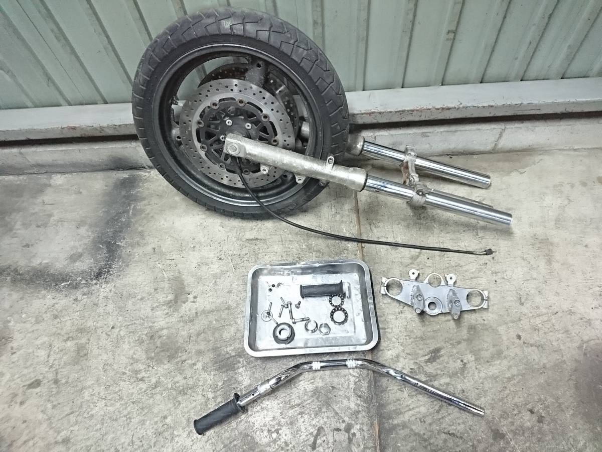 ☆イナズマ1200(GV76A)フロント足廻り ホイール ディスク ハンドル