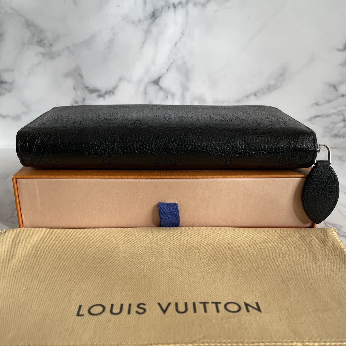 1円〜 極美品 LOUIS VUITTON ヴィトン モノグラム マヒナ パンチング 