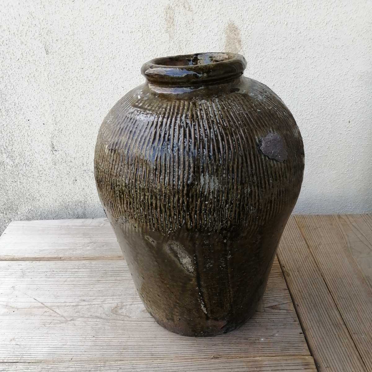 薩摩焼 花瓶 飾り壺 オブジェ 置物 花入 花器 木箱 高級陶芸 古民家 骨董 壺 花入れ オブジェ 薩摩 飾り壺 陶器 骨董 花器 【公式通販】