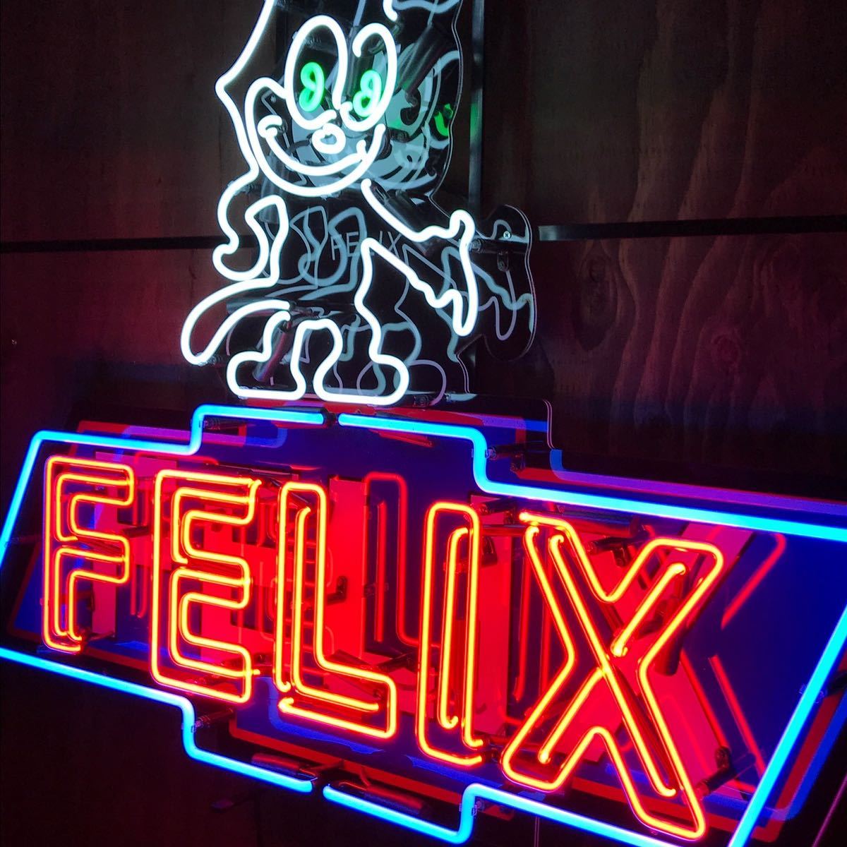 フィリックス 看板 シボレー Felix ネオン ローライダー インパラ 特大 