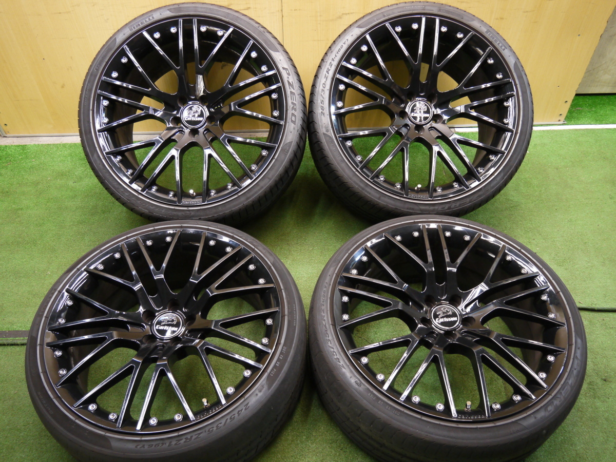 4本価格☆ベンツ等 カールソン Carlsson 1/10X 245/35R21 285/30R21 9J 