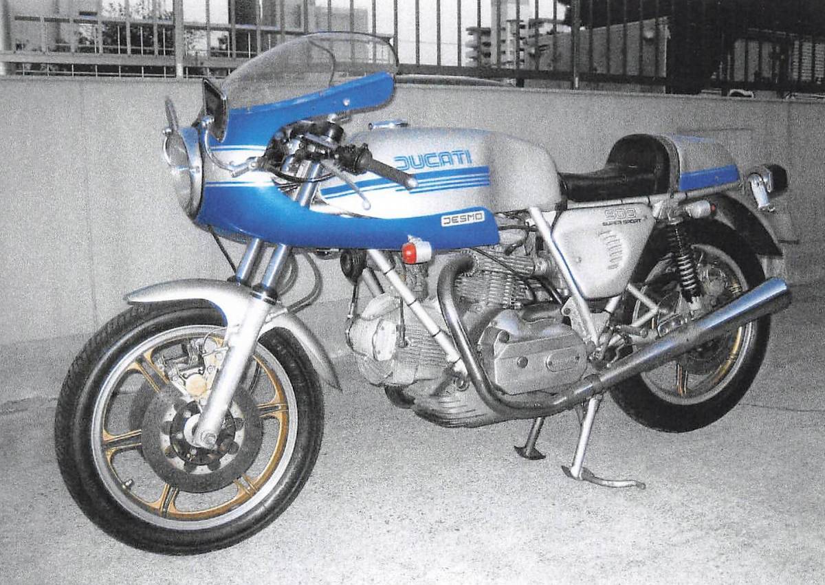 丸コンチ DUCATI 900SSで使用 良品 目立つ傷へこみ錆無し ベベル 