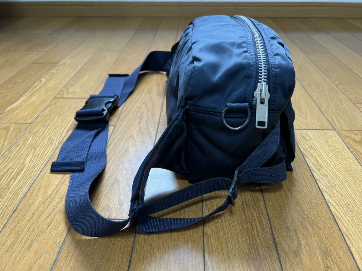 PORTER ポータータンカー ウエストバッグ 2way ボディバッグ ネイビー