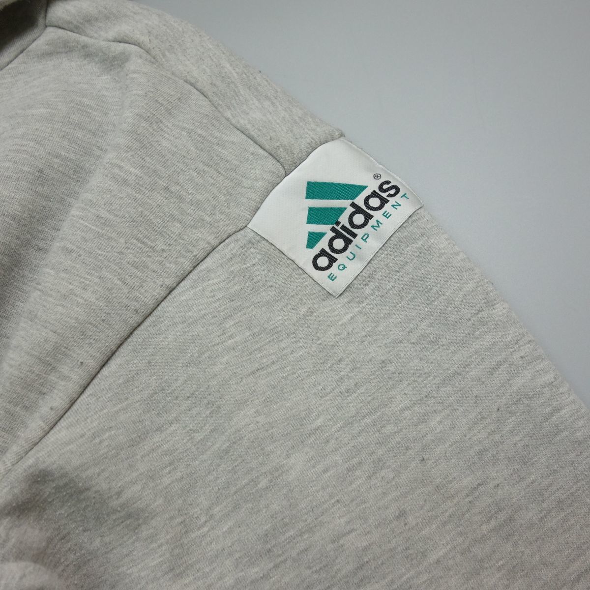1円 90s adidas アディダス デサント製 エキップメント ロゴ刺繍