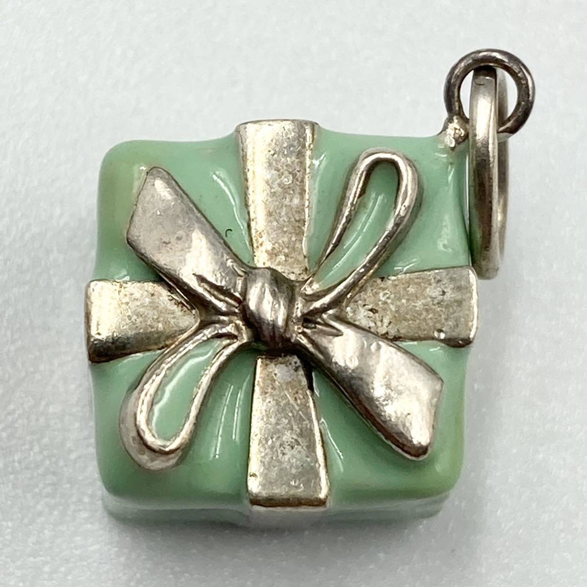 ☆TIFFANY&Co. ブルーボックス チャーム☆ティファニー silver